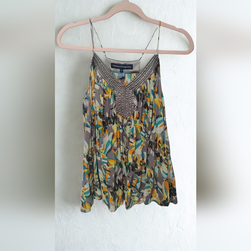French Connection Multicolor Sleeveless Top